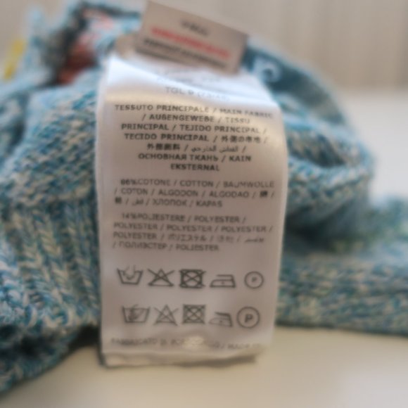 Stella McCartney Kids Star Sweater - Blue, Orange, Yellow, Green - Picture 4 of 7